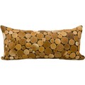 Cowhide Amber 14 x 30-inch Decorative Pillow