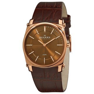 Skagen Men's Rose-goldtone Stainless Steel Watch