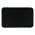 Sherry Kline Solid Black Bath Rug (Set of 2)