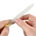 BasAcc Yellow Crystal Glass Nail File