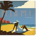 Anderson Design Group 'Miami, Florida Square' Stretched Canvas