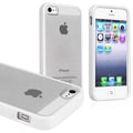 BasAcc Frost Clear/ White Bumper Snap-on Case for Apple iPhone 5