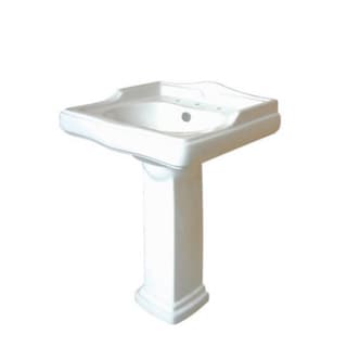 Country 8-inch Center Pedestal Bathroom Sink