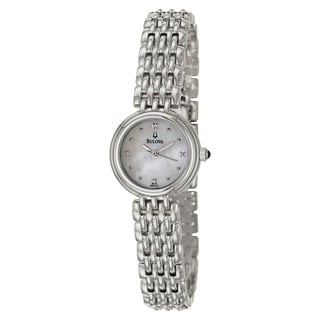 Bulova Women's 'Diamonds' Stainless Steel Watch