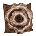 Filled Rose Design Pillow