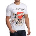 Ed Hardy Men's White 'Love Kills Slowly' Tee Shirt