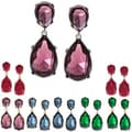 Kenneth Jay Lane Faceted Crystal Drop Earrings