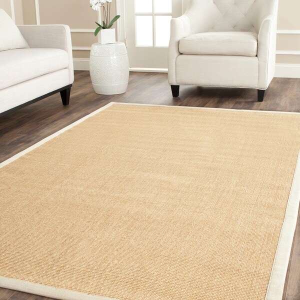 Safavieh Handwoven Resorts Maize Beige/ Ivory Fine Sisal Rug