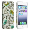BasAcc Flower Style 60 Snap-on Rubber Coated Case for Apple iPhone 5