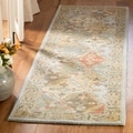Handmade Diamonds Bakhtiari Light Blue/ Light Brown Wool Rug
