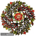 Multicolor Flower Wedding Crystal Pin Brooch