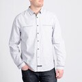 English Laundry by Christopher Wicks Men's 'The Aylesbury' Grey Stripe Shirt