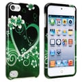 BasAcc Green Heart Snap-on Case for Apple iPod Touch 5th Generation