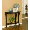 Renesme Cappuccino Finish Ridge Sofa Table