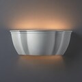 2-light Italian Ceramic Bisque Wall Sconce