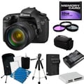 Canon EOS 7D Pro Digital SLR Camera with 28-135MM Lens Bundle