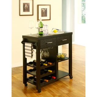 Stewardee Contemporary Mobile Kitchen Bar Cart