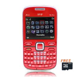 SVP IPro I6 Dual SIM Unlocked Red Cell Phone with micro 16GB Card