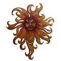 Handcrafted Steel 'Lady of the Sun' Wall Art (Mexico)