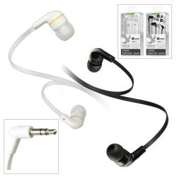 Luxmo FLAT-14 Tangle Free Flat Cable 3.5mm Earphones for LG Models