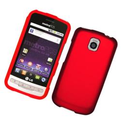 LG Optimus M & C MS690 Red Protector Case