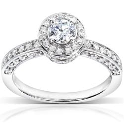 14k White Gold 3/4ct TDW Diamond Engagement Ring (H-I, I1-I2)