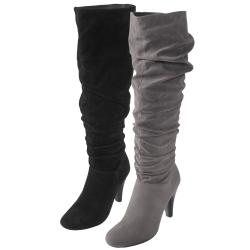 Journee Collection Women's 'SLC-08' Slouchy Heeled Boots
