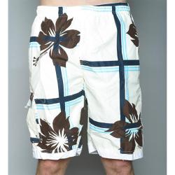 PT Sportswear Men's White Reef Code Boardshorts
