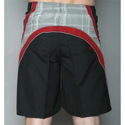 Laguna Men's Black/ Red/ Grey Boardshorts