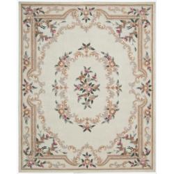 Hand-tufted Ivory Overland Street Rug (7'3 x 9'3)