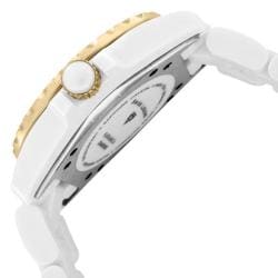 Swiss Legend Women's Karamica White High-Tech Ceramic Diamond Watch
