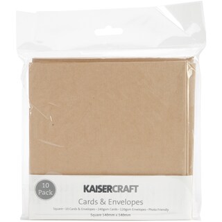 Square Card Pack-Kraft