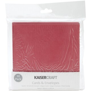 Square Card Pack-Red
