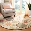 Handmade Soho Ivory New Zealand Wool Rug