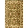 Traditional Yale Mahal Green Area Rug (5'3 x 7'3)