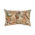 Floral Splash Rectangular Throw Pillow