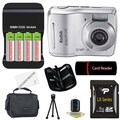 Kodak EasyShare C1505 12MP Silver Digital Camera with 8GB Bundle