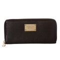 MICHAEL Michael Kors Black Leather Zip-around Wallet