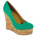 Betani by Beston Women's Wedge Pumps