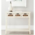 Safavieh Autumn White 3-drawer Console Table