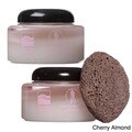 Dead Sea Spa Care 10-ounce Salt Scrubs (Set of 2) with Pumice Stone
