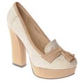 Henry Ferrera Women's Loafer Block-heel Pumps