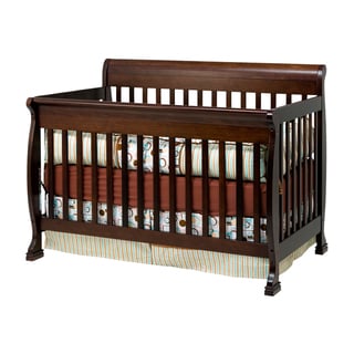 Cadence Espresso 4-in-1 Convertible Crib with Toddler Rail