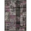 Paradise Charcoal Grey Viscose Rug (3' 3 x 4' 7)