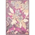 Paradise Purple Viscose Rug (5' 3 x 7' 6)