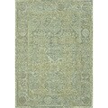 Royalty Beige/ Blue Rug (5'2 x 7'7)