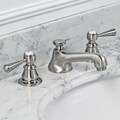 Water Creation American 20th Century Classic Widespread Lavatory Faucet With Pop-Up Drain