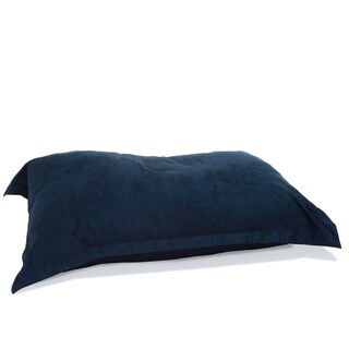 Chandler Blue Faux Suede 5-foot Lounge Pillow