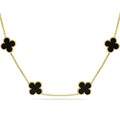 Miadora 14k Yellow Gold Black Onyx Necklace