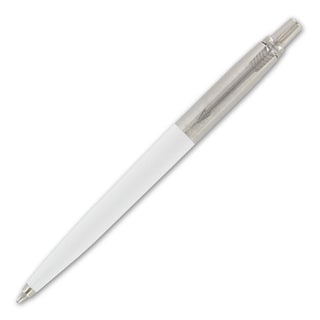 Parker Jotter Blue Gel Ink White Ballpoint Pen